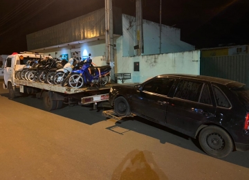Operação da PM em Rio Verde identifica 27 veículos irregulares na mesma noite