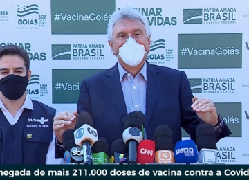 Goiás recebe 228.550 novas doses de vacina contra Covid entre Astrazeneca e Pfizer