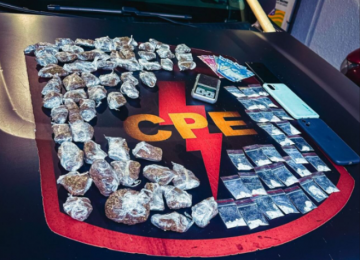 CPE apreende grande quantidade de drogas e prende três no bairro Santa Luzia, em Rio Verde