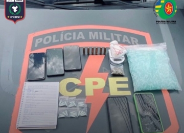 CPE de Rio Verde apreende drogas e munições durante ação em Quirinópolis