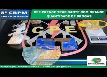 CPE prende indivíduo com vários entorpecentes no bairro Santo Antônio de Lisboa