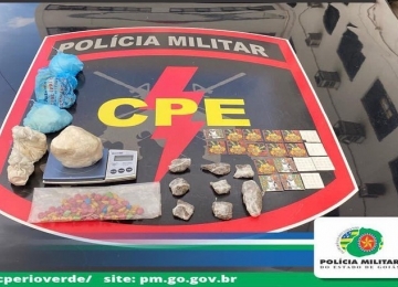 CPE prende irmãos com grande quantia de drogas no Parque Betel de Rio Verde
