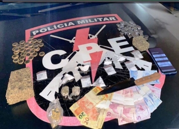 Traficante é preso no Jardim Goiás com maconha, crack e cocaína