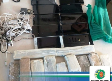 Operação integrada entre PM e Penal apreende eletrônicos e drogas em presídio de Rio Verde