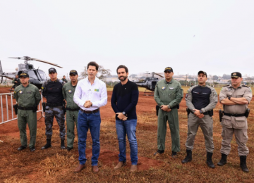 Daniel Vilela anuncia base aérea do Graer em Rio Verde: 
