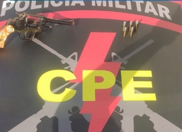 Denúncia leva CPE até arma ilegal na Vila Amália em Rio Verde