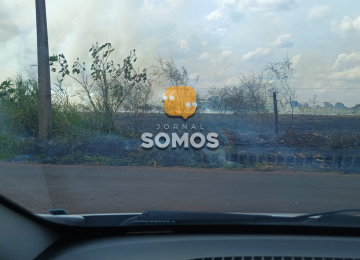 Incêndio no Jardim Floresta acende alerta para tempo seco, propício para queimadas