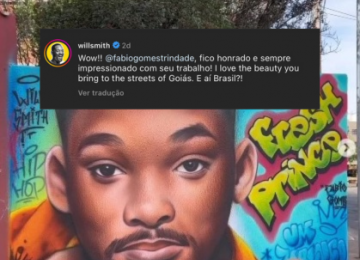 Artista goiano recebe elogios de Will Smith e publicação viraliza 