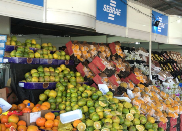 Banca de frutas exóticas chama a atenção na Expo Rio Verde   