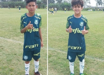 Dois meninos de 11 anos de Rio Verde são aprovados para sub-12 do Palmeiras