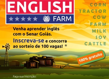 Senar Goiás lança curso de inglês gratuito voltado para o agronegócio