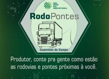 Plataforma para compartilhar situação de pontes e estradas em Goiás é lançada pela Faeg