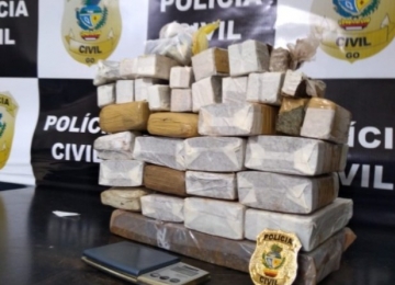 Polícia Civil apreende 11 kg de maconha em Jataí