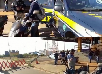 Fiscalização da PRF apreende motos em Rio Verde