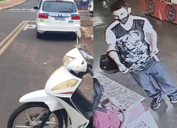Polícia militar prende autores de furto de moto em supermercado de Rio Verde