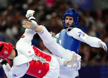 Edival Pontes leva bronze para o Brasil no taekwondo em Paris