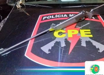 PM apreende menor por disparo de arma de fogo de pressão que atingiu mulher em Rio Verde