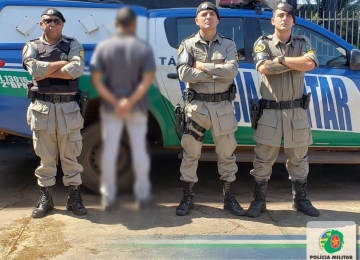Equipe do Tático prende foragido durante patrulhamento em Rio Verde