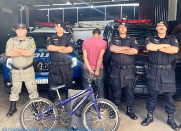 Equipes da CPE e PM prendem autor de furtos e roubos acontecidos em Rio Verde