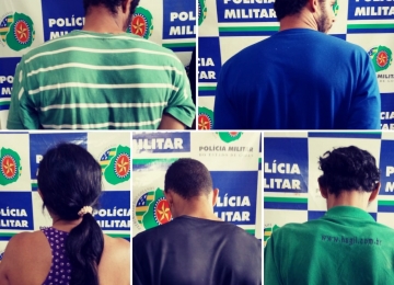 5 pessoas são presas em Rio Verde por furto, receptação e tráfico de drogas