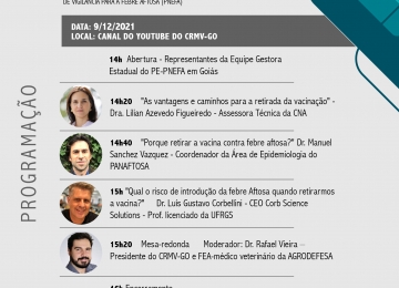 Faeg realiza 3º Fórum Goiás Livre de Febre Aftosa Sem Vacinação hoje (09)