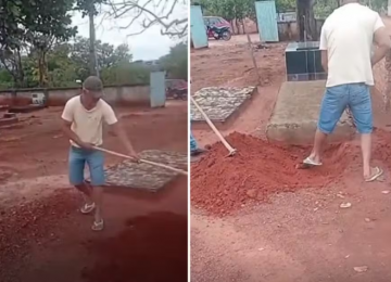 Família precisa abrir sepultura após relatar falta de coveiro em distrito de Goiás