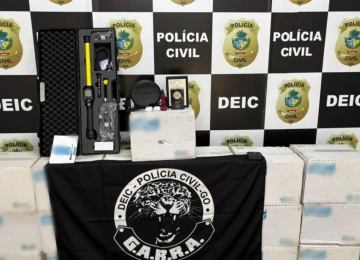 Polícia Civil recupera R$ 60 mil em objetos furtados e prende dupla em Aparecida de Goiânia