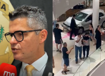 Homem que invadiu shopping com carro pode responder por três tentativas de homicídio em Goiânia