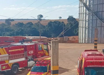 Jovem morre ao ficar preso em elevador de grãos em silo na zona rural de Morrinhos