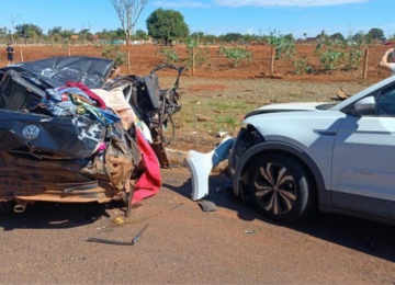 Duas crianças de Rio Verde morrem em grave acidente na BR-153