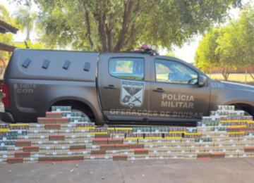 Carga de cigarros ilegais com rótulo falsificado é apreendida durante operação do COD