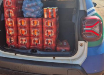 Polícia Militar recupera mais de 300 latas de cerveja furtadas em Maurilândia