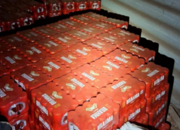 Polícia Militar encontra depósito clandestino com caixas de cerveja furtadas