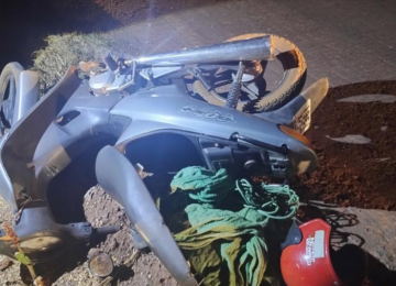 Motociclista perde a vida após ser atingido por caminhonete que fugiu sem prestar socorro