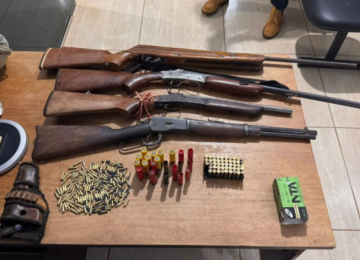 Polícia Militar e Conselho Tutelar apreendem armas de fogo na zona rural de Montividiu