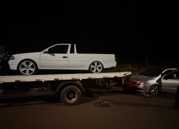 Operação conjunta apreende carros e encerra festa com som automotivo