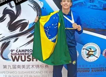 Goiano de 16 anos conquista título sul-americano de Kung Fu e entra para a elite da Seleção Brasileira