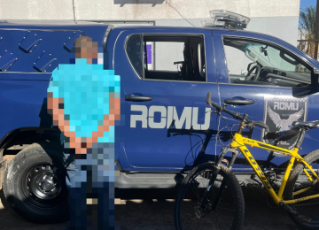 ROMU recupera bicicleta furtada de R$ 3,5 mil e prende homem por receptação no bairro Martins