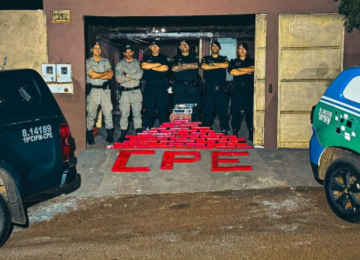 Polícia Militar apreende 73 kg de maconha e prende dois traficantes em Quirinópolis