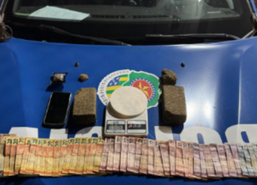 Polícia Militar prende homem por tráfico de drogas em Maurilândia 