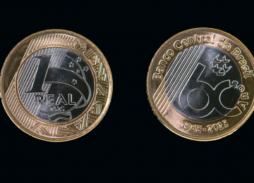 Moeda comemorativa de R$ 1 pelos 60 anos do Banco Central já está em circulação