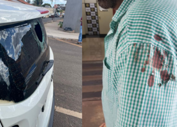 Discussão de trânsito termina em agressão, mordida e veículo danificado no Parque das Laranjeiras