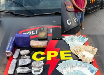 Foragido é preso com drogas e dinheiro durante operação da Polícia Civil em Rio Verde