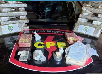 CPE de Rio Verde prende 04 por tráfico de drogas e associação