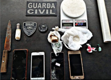 GCM realiza apreensão de drogas durante patrulhamento em Rio Verde