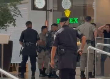 Loja da Rolex é alvo do golpe do 'assalto' e mobiliza policiais em Goiânia