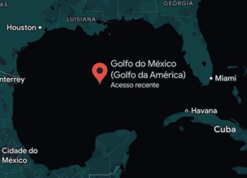 Google começa a mostrar Golfo da América e do México para usuários em app