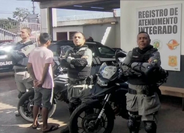 GTAM cumpre mandado de prisão no Bairro Martins em Rio Verde