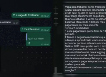 Hamburgueria é denunciada por exigir roupas provocantes à candidata de 17 anos a vaga de emprego