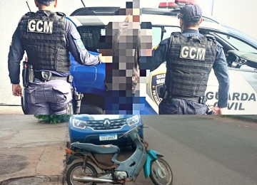 Homem é detido pela GCM suspeito de receptar moto furtada 